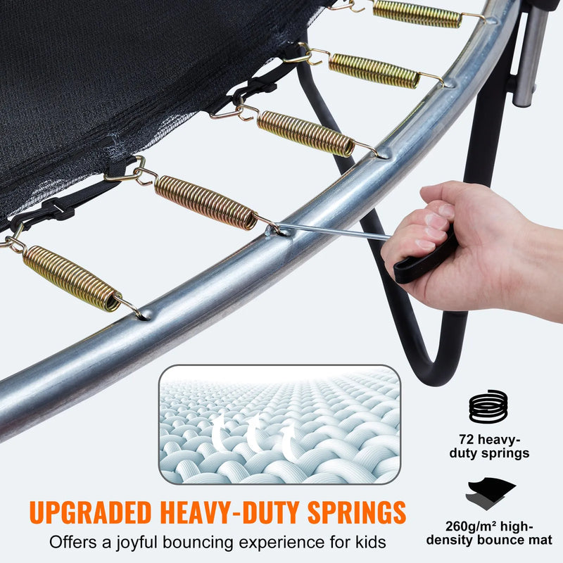 Āra batuts 366 cm bērniem ar drošības tīklu