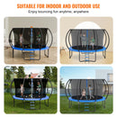 Āra batuts 366 cm bērniem ar drošības tīklu