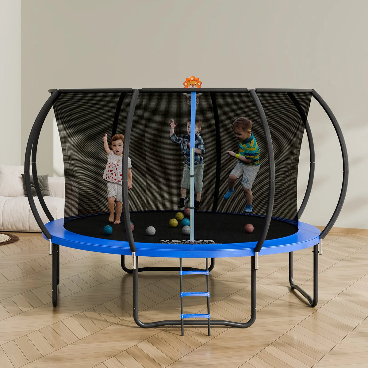 VEVOR Outdoor Trampoline with Safety Net, 366 cm