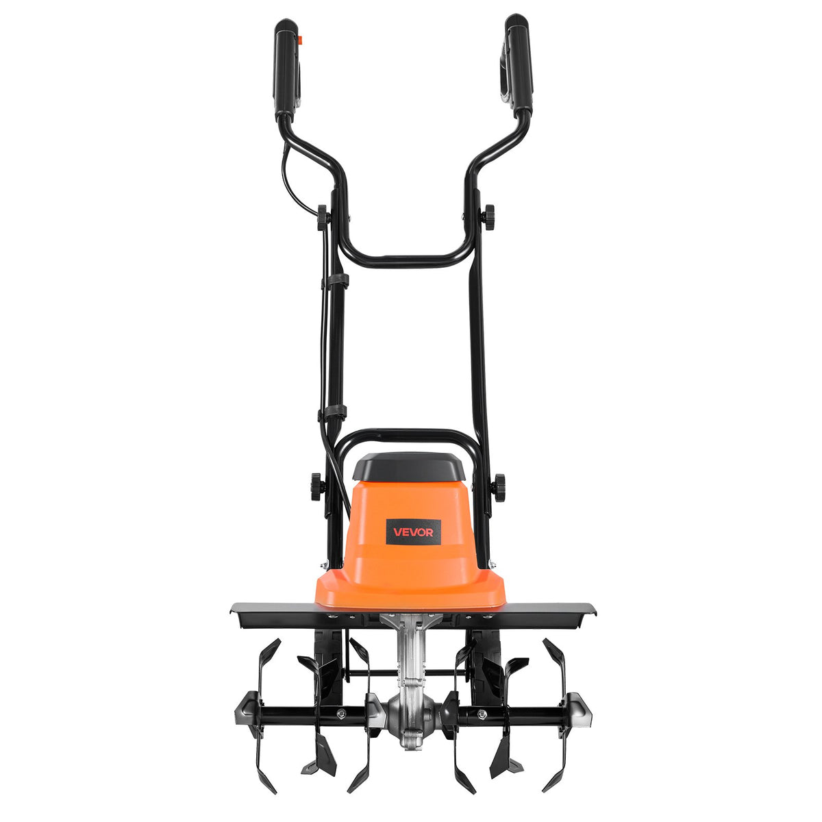 VEVOR elektriskais kultivators ar vadu 1500 W, darba platums 45 cm, ar tērauda nažiem un salokāmu rokturi, paredzēts zālienam, dārzam un augsnes apstrādei - ZEMLETES.LV