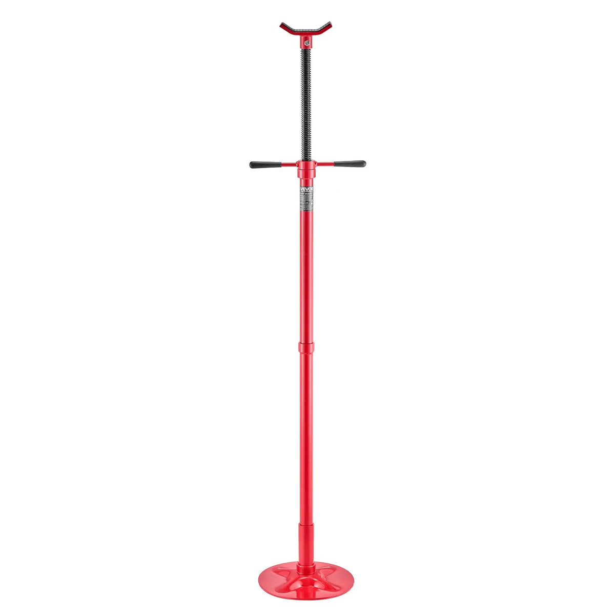VEVOR apakšpacēlāja atbalsta statīvs 0,5 t, regulējams 1372–2130 mm, gultņots rotācijas rokturis, pašbloķējošs vītņstienis, stabila pamatne, transportlīdzekļu komponentu atbalstam - ZEMLETES.LV