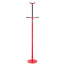 VEVOR apakšpacēlāja atbalsta statīvs 0,5 t, regulējams 1372–2130 mm, gultņots rotācijas rokturis, pašbloķējošs vītņstienis, stabila pamatne, transportlīdzekļu komponentu atbalstam - ZEMLETES.LV
