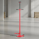 VEVOR apakšpacēlāja atbalsta statīvs 0,75 t, regulējams 1320–2032 mm, ar 2 riteņiem, gultņots rotācijas rokturis un kājas pedālis, stabila pamatne, transportlīdzekļu komponentu atbalstam - ZEMLETES.LV