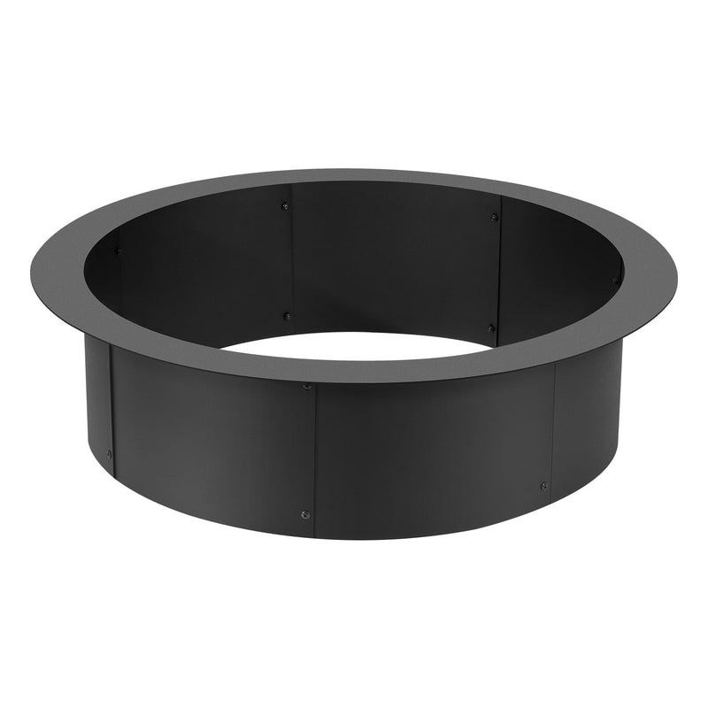 VEVOR apaļš ugunskura gredzens – 91 cm ārējais tērauda ieliktnis DIY ugunskura vietai