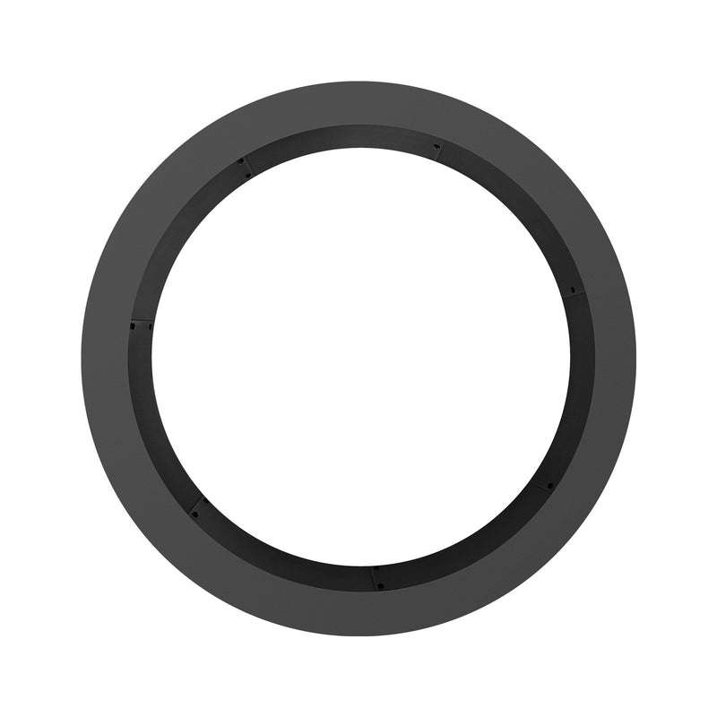 VEVOR apaļš ugunskura gredzens – 112 cm ārējais tērauda ieliktnis DIY ugunskura vietai