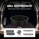 VEVOR apaļš ugunskura gredzens - 89 cm ārējais tērauda ieliktnis DIY ugunskura vietai