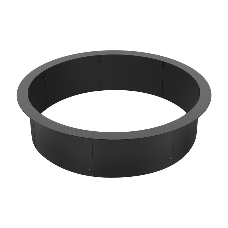 VEVOR apaļš ugunskura gredzens – 89 cm ārējais tērauda ieliktnis DIY ugunskura vietai