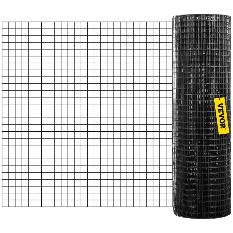 Metāla siets 61 × 3048 cm, 25,4 × 25,4 mm acu izmērs, 16 Ga cinkota tērauda stieple ar vinila pārklājumu, vistas žogs ar griežamajām knaiblēm un cimdiem, dārza žogiem un mājdzīvnieku iežogojumiem
