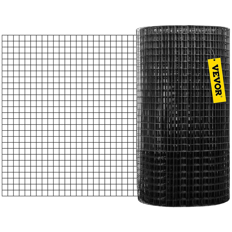 Cinkota tērauda siets ar vinila pārklājumu 122 × 1524 cm, 2,54 × 2,54 cm acs, 16 Gauge, vistas stieples žogs ar knaiblēm un darba cimdiem, dārza un mājdzīvnieku nožogojumiem