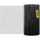 Cinkota tērauda siets ar vinila pārklājumu 122 × 1524 cm, 2,54 × 2,54 cm acs, 16 Gauge, vistas stieples žogs ar knaiblēm un darba cimdiem, dārza un mājdzīvnieku nožogojumiem