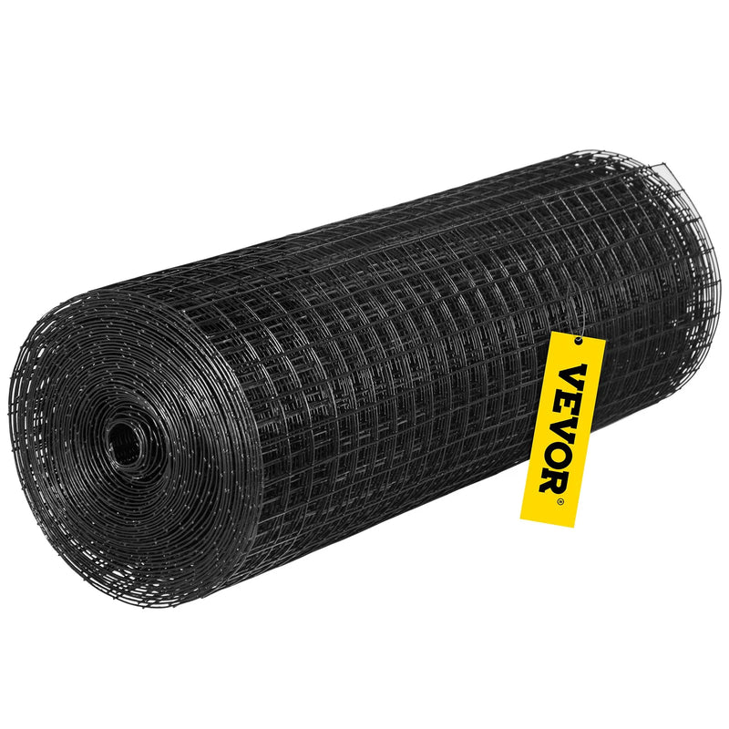 Cinkota tērauda siets ar vinila pārklājumu 122 × 1524 cm, 2,54 × 2,54 cm acs, 16 Gauge, vistas stieples žogs ar knaiblēm un darba cimdiem, dārza un mājdzīvnieku nožogojumiem