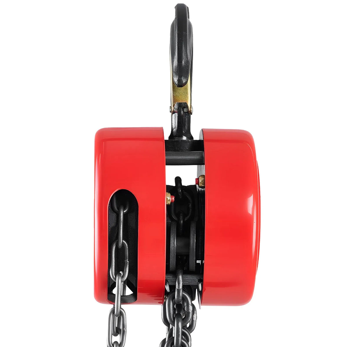 VEVOR Manual Chain Hoist, 1 Tonne Lifting Capacity, with Upgraded G70 Galvanised Chain, 6 m Lifting Height, Heavy-Duty Mechanism, Suitable for Garage, Warehouse and Mechanical Equipment, Red