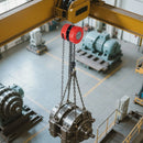 VEVOR manuālais ķēdes pacēlājs, 1 t, G70 cinkota ķēde, 2,44 m pacelšana, sarkans