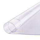 VEVOR PVC galda aizsargs, caurspīdīgs plastmasas pārklājs, apaļš, диаметр 107 см, 2,0 мм biezums