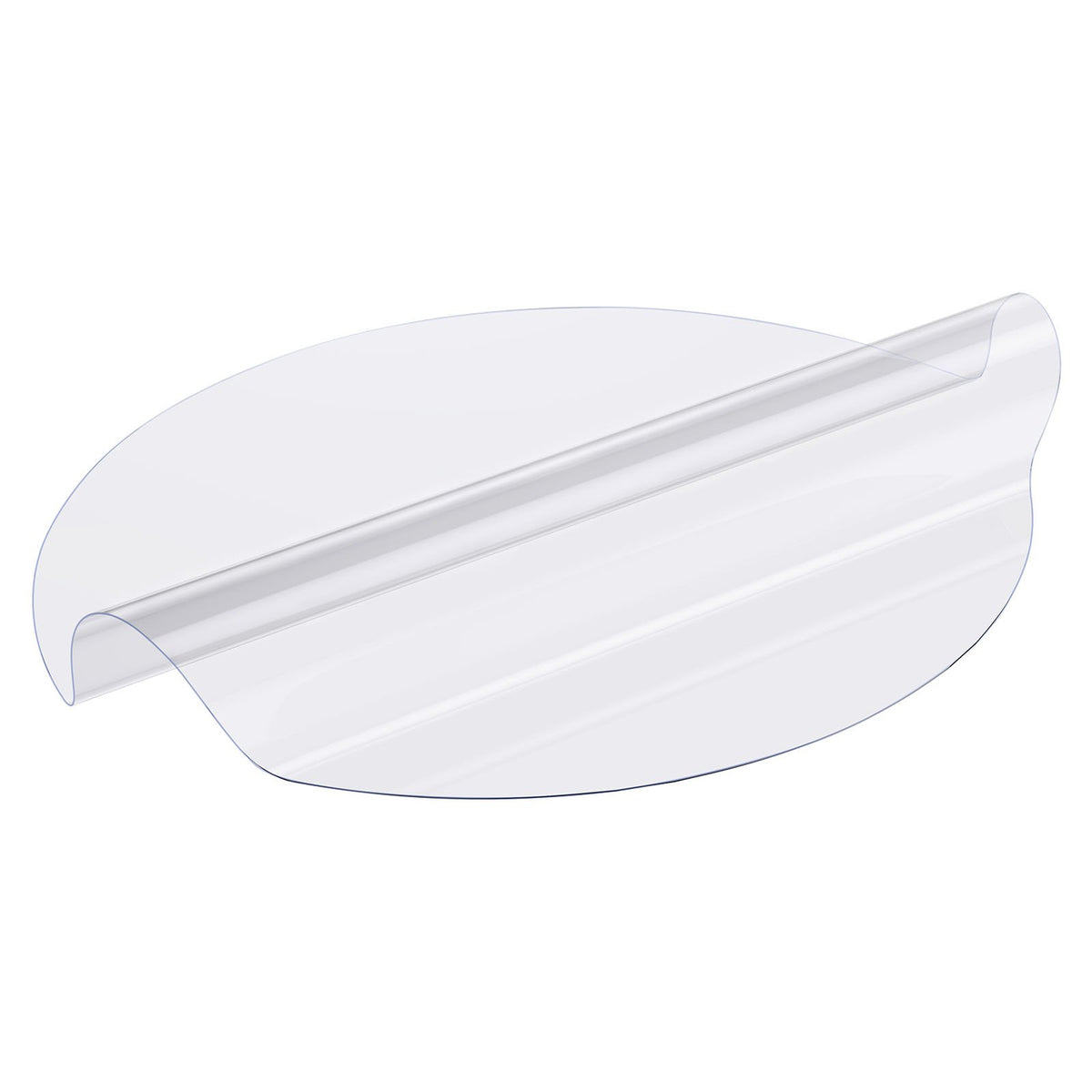 VEVOR PVC Round Table Cloth Ø 107 cm, 2 mm, Transparent, Water-Resistant