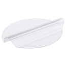 VEVOR PVC galda aizsargs, caurspīdīgs plastmasas pārklājs, apaļš, диаметр 107 см, 2,0 мм biezums