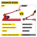 VEVOR 610 mm galda tipa presēšanas un griešanas instruments trosēm un stieplēm