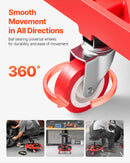 VEVOR rullējošais mehāniķa krēsls, regulējams garāžas krēsls, 136 kg kravnesība ar riteņiem