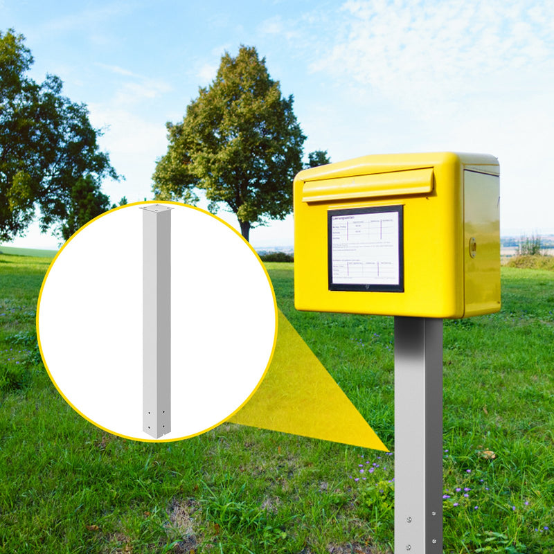 VEVOR pastkastes statīvs, 109 cm, balts, Q235 tērauds, virsmas montāža