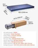 VEVOR medicīniskais slimnīcas gultas matracis 1067 x 2030 x 153 mm ar 295 kg kravnesību no medicīniskās kvalitātes divslāņu putām, spiediena sadales matracis ar ūdensizturīgu pārklājumu izgulējumu profilaksei un aprūpei - ZEMLETES.LV