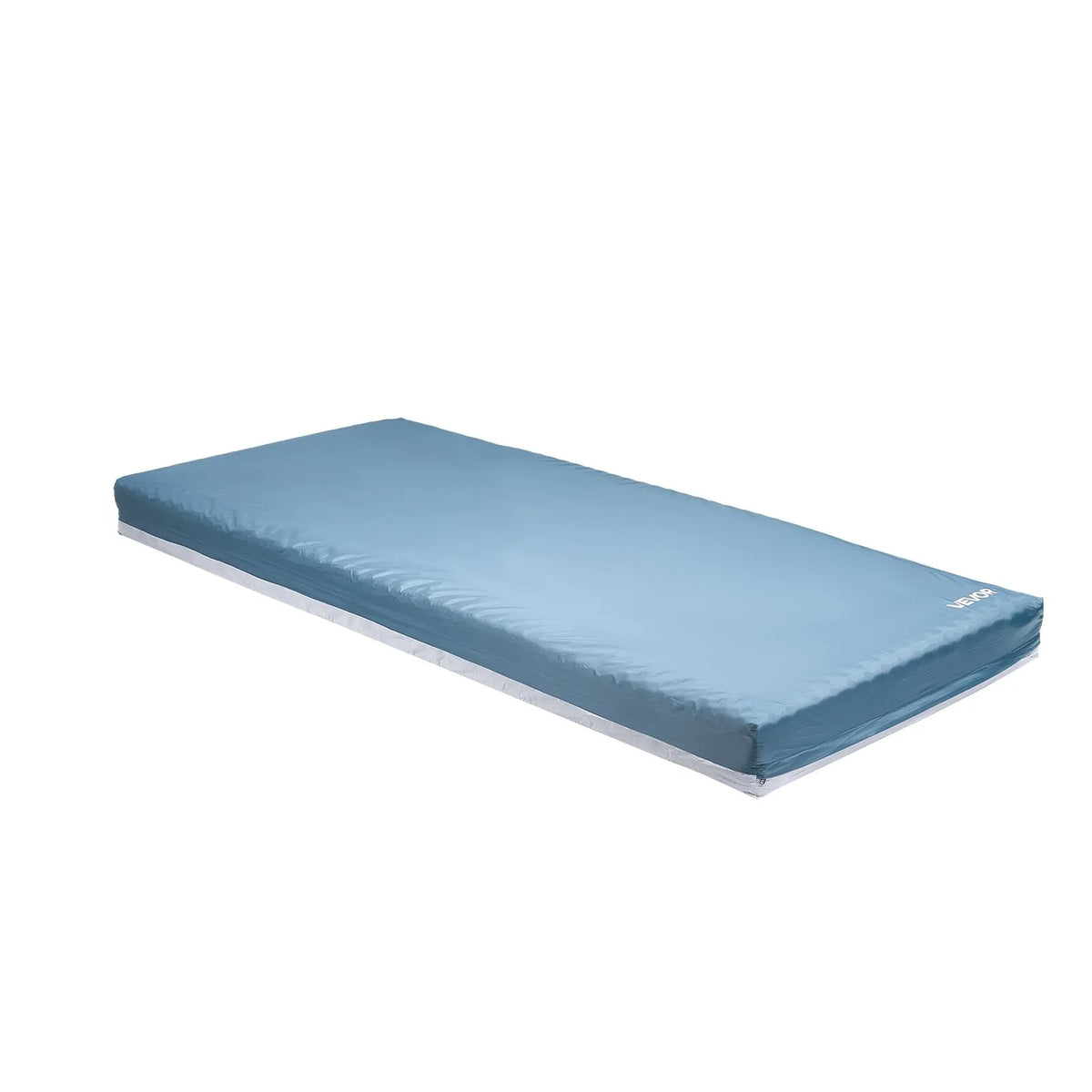 VEVOR slimnīcas gultas matracis 914 × 2030 × 153 mm, medicīniskas klases divslāņu putu matracis ar spiediena sadales funkciju ilgstošai aprūpei, ūdensizturīgs izgulējumu profilaksei, slodze līdz 159 kg, piemērots aprūpes iestādēm un mājas aprūpei - ZEMLETES.LV