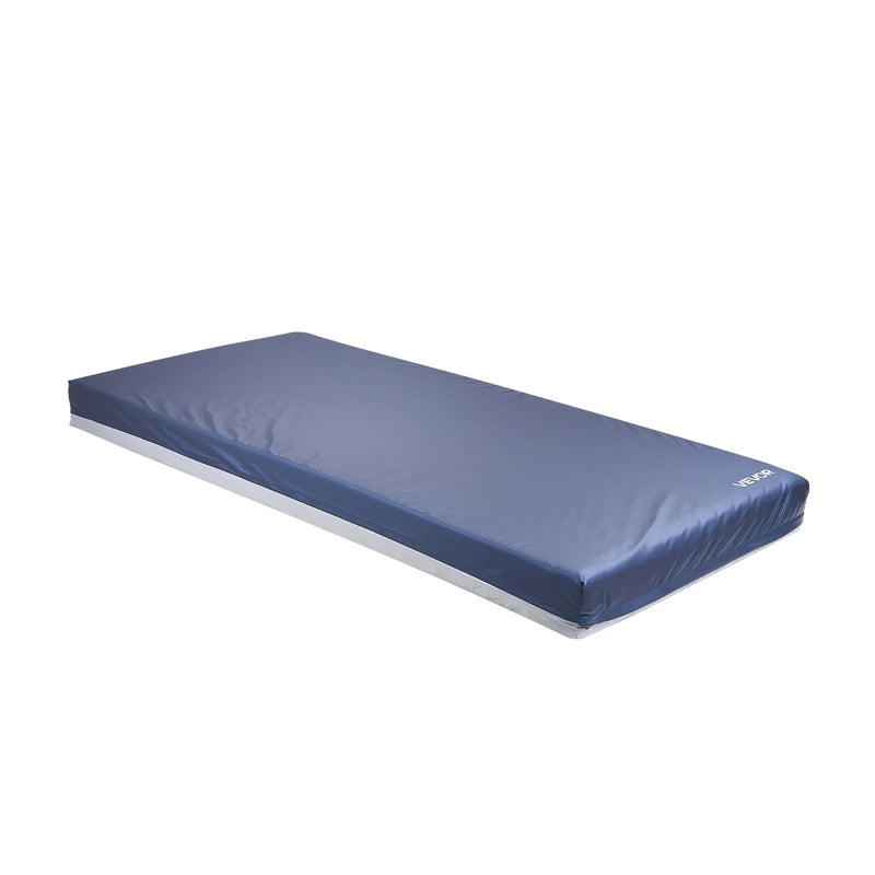VEVOR slimnīcas gultas matracis 914 × 2030 × 153 mm, medicīniskas klases divslāņu putu matracis ar spiediena sadales funkciju ilgstošai aprūpei, ūdensizturīgs izgulējumu profilaksei, slodze līdz 227 kg, piemērots aprūpes iestādēm un mājas aprūpei - ZEMLETES.LV