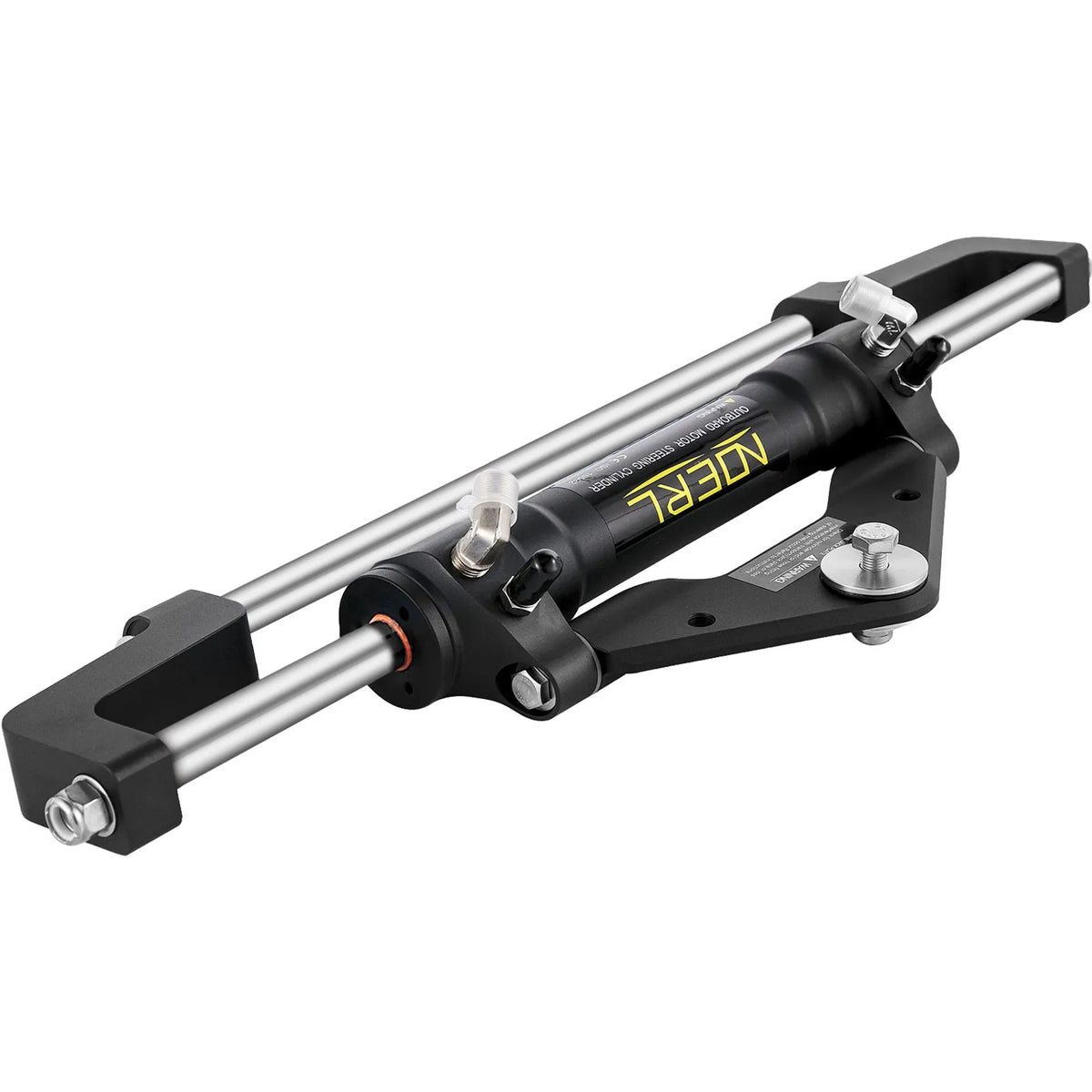 Hydraulic Steering Cylinder 300 HP, Front Mount Hydraulic Outboard Steering System without Hydraulic Hose and Steering Pump