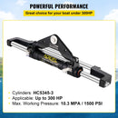 Hidrauliskais stūres cilindrs 300 ZS, priekšējās montāžas hidrauliskā piekarināmā jūras stūres sistēma bez hidrauliskās šļūtenes un stūres sūkņa