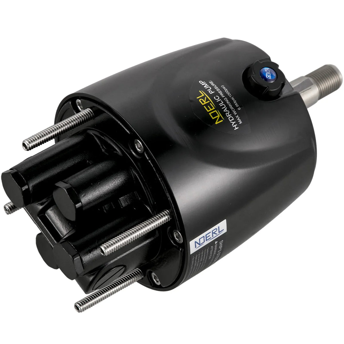 Hydraulic Steering System for Boat, 300 HP, Aluminium Alloy Cylinder, 34.3 cm Steering Wheel, 25.4 cm Hydraulic Hose