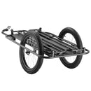 VEVOR salokāma velosipēda kravas piekabe, 124,7 kg, 50,8 cm riteņi