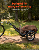 VEVOR velosipēda kravas piekabe, 145 kg, 406 mm riteņi, bezceļiem