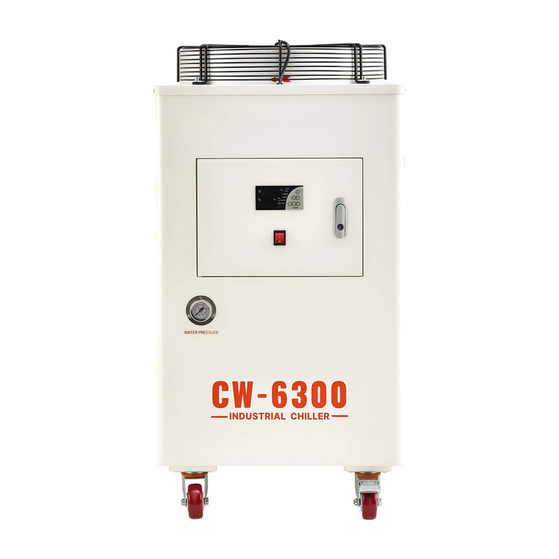 VEVOR industriālais ūdens dzesētājs, 8000 W, industriāla ūdens dzesēšanas sistēma ar kompresoru, maksimālais plūsmas ātrums 70 l/min, 40 l tvertnes ietilpība, lāzera dzesētājs CO₂ lāzera cauruļu gravēšanas un griešanas iekārtām