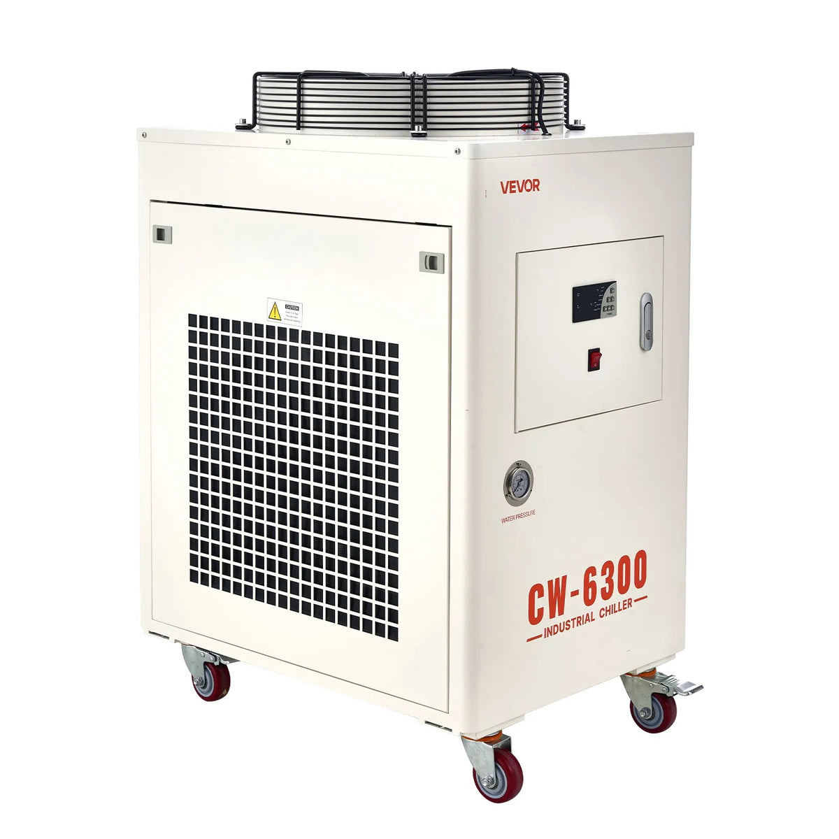 VEVOR Industrial Water Chiller with Compressor 8000 W, 40 l Tank, 70 l/min, for CO₂ Laser Tubes