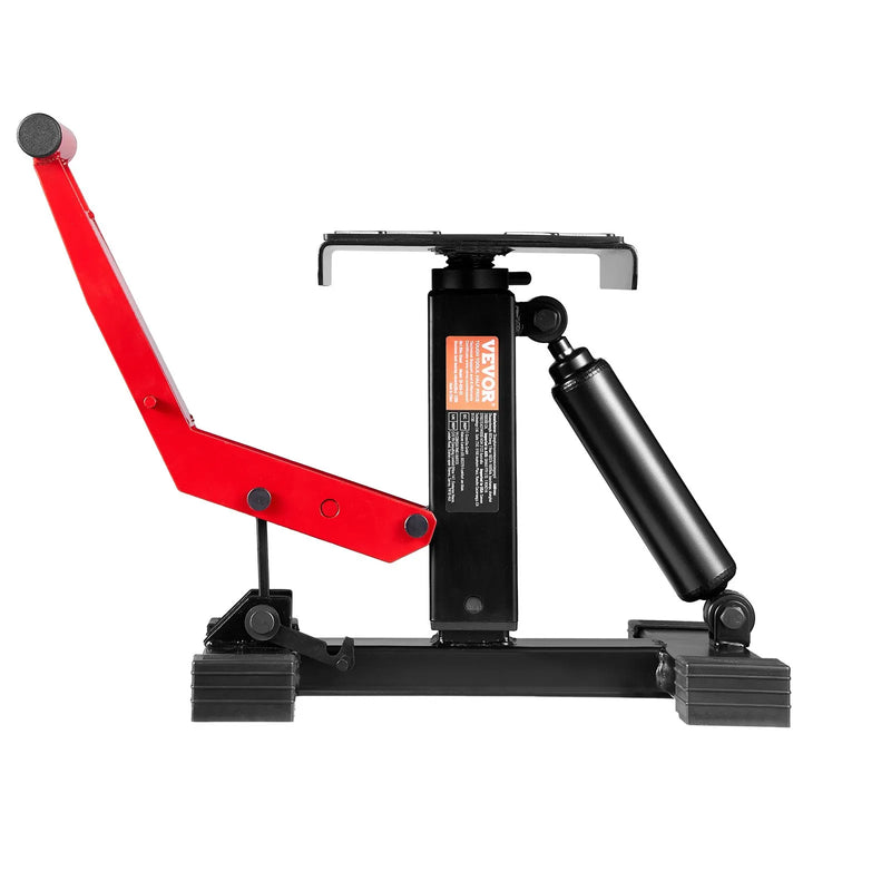 Motocikla hidrauliskais pacēlājs ar regulējamu augstumu 250-465 mm, celtspēja 545 kg, piemērots krosa motociklu apkopei un remontam