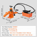 Hidrauliskais riepu malas atdalītājs 690 bar ar metāla kājas sūkni, smagās slodzes tērauda rīks traktoriem, kravas automašīnām, autobusiem, zāles pļāvējiem un ATV