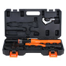 Vara cauruļu presēšanas instruments ar V12/15/18/22/28 uzgaļiem, 360° rotējoša galva