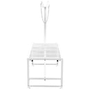 VEVOR lopkopības kopšanas stends 130 × 58 cm ar taisno galvas fiksatoru, metāla stends kazu un aitu cirpšanai un apkopei