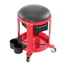 VEVOR rullējošais mehāniķa krēsls, garāžas krēsls, 136 kg kravnesība ar riteņiem un uzglabāšanu