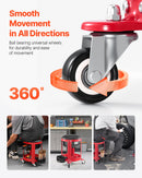 VEVOR rullējošais mehāniķa krēsls, garāžas krēsls, 136 kg kravnesība ar riteņiem un uzglabāšanu