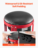 VEVOR rullējošais mehāniķa krēsls, garāžas krēsls, 136 kg kravnesība ar riteņiem un uzglabāšanu