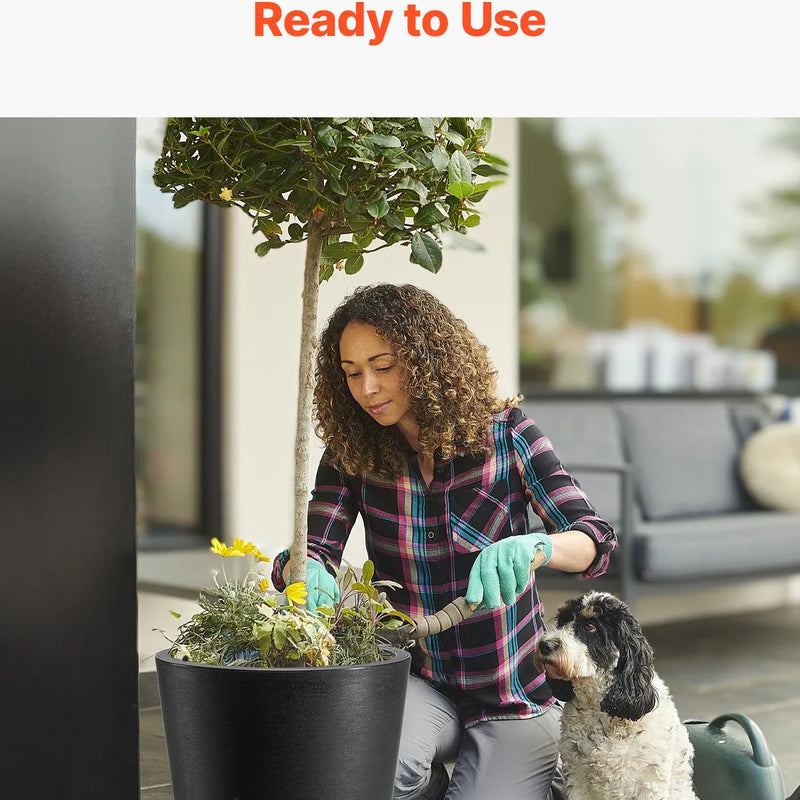 Augsti stādītāji, komplekts ar 2 apaļiem konusveida stādītājiem, 61 cm, piemēroti āra un iekštelpu lietošanai