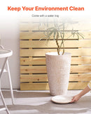 Augsti stādītāji, komplekts ar 2 apaļiem konusveida stādītājiem, 53 cm, piemēroti āra un iekštelpu lietošanai