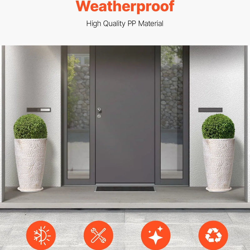 Augsti stādītāji, komplekts ar 2 apaļiem konusveida stādītājiem, 53 cm, piemēroti āra un iekštelpu lietošanai