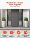 Augsti stādītāji, komplekts ar 2 apaļiem konusveida stādītājiem, 53 cm, piemēroti āra un iekštelpu lietošanai