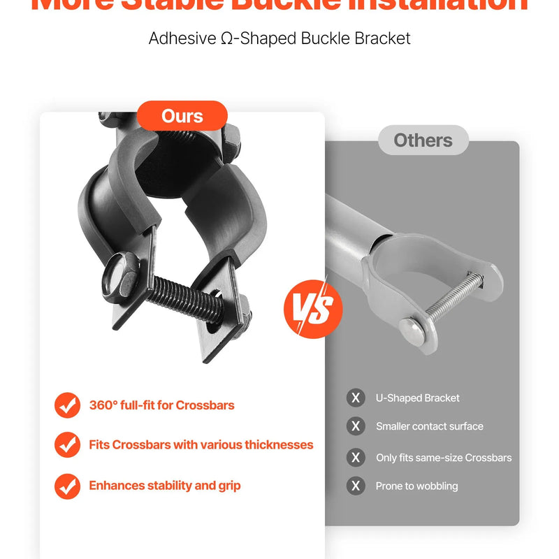 Posmu žoga pagarinātāji, 9 gab., 69,5 cm, augšējai sliedei 33-38 mm, U veida kronšteins