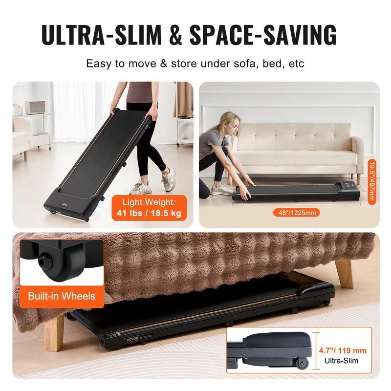 Staigāšanas trenažieris lietošanai zem galda - mājai un birojam iešanai un skriešanai