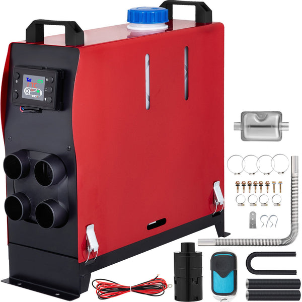 12V 5kW VEVOR Dizeļa Gaisa Sildītājs ar LCD Piemērots Laivām, Automašinam, Kravas Automašinam un Kemperiem_zemāk pilns apraksts