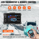 VEVOR 5KW 12V dīzeļa stāvvvietas sildītājs ar LCD monitoru, gaisa dīzeļa sildītājs ar trokšņu slāpētāju, piemērots kravas automašīnām, laivām, automašīnām un piekabēm.