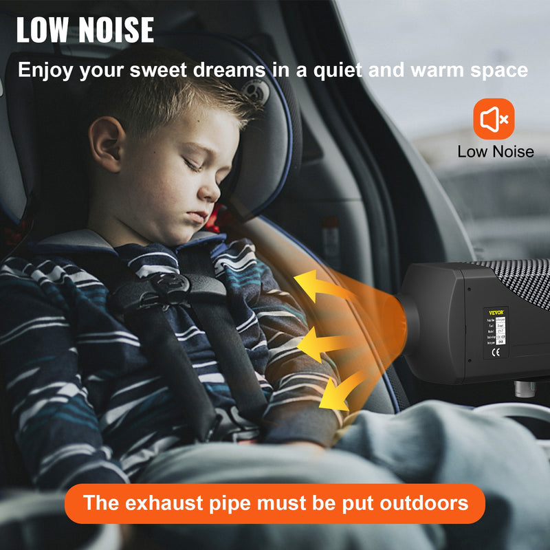 12V 8KW VEVOR Dīzeļa sildītājs 8KW Gaisa dīzeļa sildītājs PLANAR 12V Dīzeļa gaisa sildītājs automašīnām, kravas automašīnām, kemperiem, laivām un autobusiem.