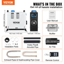 VEVOR 8KW dīzeļa gaisa sildītājs, 12V, viengabala stāvvvietas sildītājs ar vienu gaisa izplūdes atveri, sarkanu LCD slēdzi, tālvadības pulti un ātru uzsildīšanu, piemērots automašīnām, RV, kravas automašīnām, laivām, kemperiem un piekabēm.